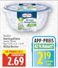 Heringsfilets von Nadler für 2,19 € bei E center im Angebot Heringsfilets von Nadler im aktuellen E center Prospekt
