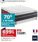 Matelas lunar 140×190 cm - BULTEX à 699,99 € dans le catalogue But