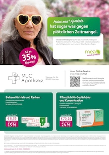 Aktueller mea - meine apotheke Prospekt für München mit  Seiten