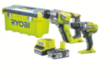 Akku-Combo-Kit "R18DSDS-125T" Angebote von RYOBI bei toom Baumarkt Leipzig für 199,99 €