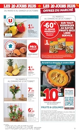 Fleurs en promo dans le catalogue U Express à la page 9