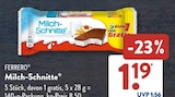 Milch-Schnitte von Ferrero für 1,19 € bei ALDI SÜD im Angebot Milch-Schnitte von Ferrero im aktuellen ALDI SÜD Prospekt