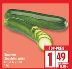 EDEKA Zühlsdorf - Zucchini, grün Angebot im Prospekt Zucchini, grün bei EDEKA im Zühlsdorf Prospekt für 1,49 €