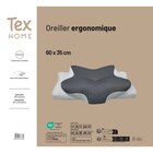Oreiller ergonomique - TEX HOME en promo chez Carrefour Market Montpellier à 25,99 €