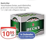 Aktuelle Becks Angebote bei GLOBUS in Saarbrücken Aktuelles Beck’s Angebot bei GLOBUS in Saarbrücken ab 10,99 €