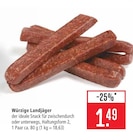 Würzige Landjäger bei Marktkauf im Reutlingen Prospekt für 1,49 €