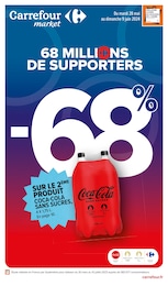 Prospectus Carrefour Market à Hériménil, "68 millions de supporters", 17 pages, 28/05/2024 - 09/06/2024