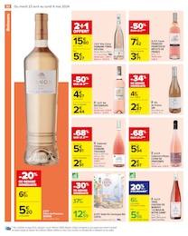 Offre Vin Rosé dans le catalogue Carrefour du moment à la page 34
