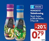 Salatdressing Knoblauch von Wonnemeyer im aktuellen ALDI SÜD Prospekt für 0,79 €
