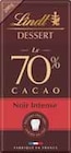 TABLETTE DE CHOCOLAT DESSERT NOIR 70% INTENSE - LINDT en promo chez Intermarché Châtellerault à 1,76 €