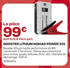 Promo Booster Lithium Nomad Power 501 à 99,00 € dans le catalogue Gedimat à Saint-Maurice-la-Clouère
