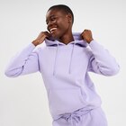 Sweat hoodie molleton à capuche parme femme en promo chez La Halle Sweat hoodie molleton à capuche parme femme dans le catalogue La Halle