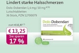 mea - meine apotheke - Lutschtabletten Angebot im Prospekt Lutschtabletten bei mea - meine apotheke im Prospekt "" für 13,25 €