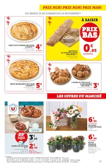 Promo Pâtisserie dans le catalogue Super U du moment à la page 27