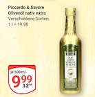 Olivenöl nativ extra Angebote von Piccardo & Savore bei GLOBUS Oberhausen für 9,99 €