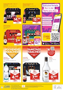 Wasser im Netto Marken-Discount Prospekt "DER ORT, AN DEM DU IMMER AUSGEZEICHNETE PREISE FINDEST." mit 2 Seiten (Cottbus)