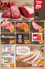Rindfleisch Angebot im aktuellen REWE Prospekt auf Seite 13