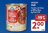 Chili Con Carne von Speisezeit für 2,00 € bei ALDI SÜD im Angebot Chili Con Carne von Speisezeit im aktuellen ALDI SÜD Prospekt