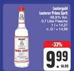 Aktuelles Lauterer Prima Sprit Angebot bei EDEKA in Leipzig ab 9,99 €