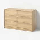 Kommode im IKEA Prospekt Kommode mit 6 Schubladen mit 2 Innenschubladen/Eichenachbildung von ANKARUDDEN im aktuellen IKEA Prospekt für 199,00 €