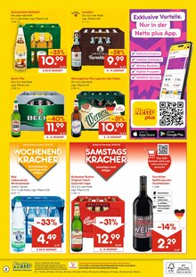 Wasser im Netto Marken-Discount Prospekt "DER ORT, AN DEM DU IMMER AUSGEZEICHNETE PREISE FINDEST." mit 2 Seiten (Cottbus)