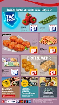 Aktueller REWE Prospekt "Dein Markt" Aktueller REWE Prospekt