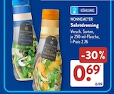 Salatdressing Joghurt im ALDI SÜD Prospekt Salatdressing Joghurt von Wonnemeyer im aktuellen ALDI SÜD Prospekt für 0,69 €