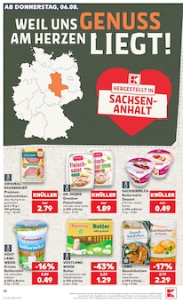 Butter im aktuellen Kaufland Prospekt (Dresden) Butter im Kaufland Prospekt "Hier bin ich richtig" mit 75 Seiten (Dresden)