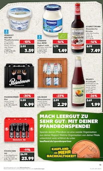 Mineralwasser im Kaufland Prospekt "Aktuelle Angebote" mit 54 Seiten (Düsseldorf)