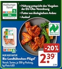 Bio-Landhähnchen-Flügel im ALDI SÜD Prospekt Bio-Landhähnchen-Flügel von  im aktuellen ALDI SÜD Prospekt für 2,39 €