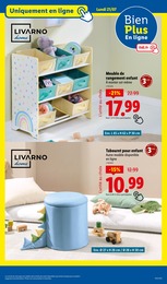 Prix et réduction Tabouret dans le prospectus Lidl en cours Offre Tabouret dans le catalogue Lidl du moment à la page 75