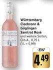E center Senden - Samtrot Rosé Angebot im Prospekt Samtrot Rosé bei E center im Senden Prospekt für 4,49 €