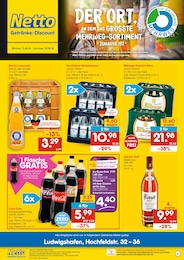Netto Marken-Discount Prospekt "DER ORT, AN DEM DU IMMER AUSGEZEICHNETE PREISE FINDEST." mit 2 Seiten (Mannheim)