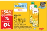 Sirop Citron - Netto en promo à 0,84 € chez Netto Sirop Citron - Netto dans le catalogue Netto