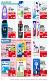 Aktueller Kaufland Prospekt mit Nivea, "UNSERE MEGA ANGEBOTE", Seite 28