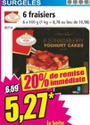 6 fraisiers en promo chez Norma Colmar à 5,27 €