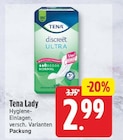 Hygiene-Einlagen Lady von Tena im aktuellen EDEKA Prospekt