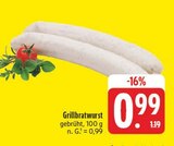 Grillbratwurst im Angebot bei EDEKA in Freital Grillbratwurst Angebote bei EDEKA Freital für 0,99 €