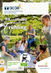 Aktueller Sanitätshaus Technisches-Orthopädie-Center GmbH Sanitätshaus Prospekt in Magdeburg und Umgebung, "Fit und mobil durch den Frühling" mit 6 Seiten, 13.03.2025 - 31.05.2025