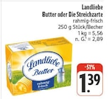 Aktuelle Butter Angebote bei EDEKA in Dresden Aktuelles Die Streichzarte Angebot bei EDEKA in Dresden ab 1,39 €