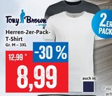 Herren-2er-Pack-T-Shirt im Angebot bei Kaufhaus Stolz in Kiel Herren-2er-Pack-T-Shirt Angebote von Tony Brown by STOLZ bei Kaufhaus Stolz Kiel für 8,99 €