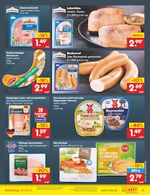 Wurst Angebot im Netto Marken-Discount Prospekt, gültig von 15.09.2025 bis 20.09.2025 Wurst Angebot im aktuellen Netto Marken-Discount Prospekt auf Seite 9