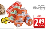 Bierwurst im Angebot bei E center in Jena Bierwurst Angebote von Von Herzen Regional bei E center Jena für 2,49 €