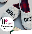 Chaussons Femme à 11,19 € dans le catalogue La Halle