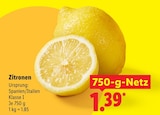 Zitronen im Angebot bei Lidl in Wolfsburg Zitronen Angebote bei Lidl Wolfsburg für 1,39 €