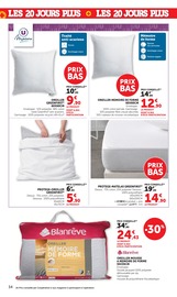 Promos Matelas dans le catalogue "LES 20 JOURS PLUS" de U Express Matelas en promo dans le catalogue U Express à la page 34
