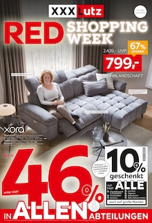 XXXLutz Möbelhäuser Prospekt RED SHOPPING WEEK mit  Seiten in Neukirch und Umgebung