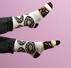 Paire de chaussettes motif donuts - B&M Paire de chaussettes motif donuts à 1,97 € dans le catalogue B&M