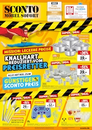 Sconto SB Prospekt für Rogätz: "MISSION: LECKERE PR€ISE", 4 Seiten, 11.10.2024 - 27.10.2024