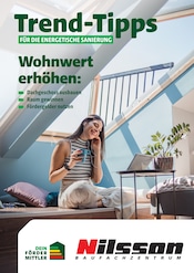 Garten im Nilsson Baufachzentrum Prospekt in Osnabrück Aktueller Nilsson Baufachzentrum Prospekt mit Garten, "Trend-Tipps für die energetische Sanierung", Seite 1